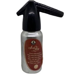 Vintage Kidde Mfg. Soda King Syphon Bottle Aluminum Black Seltzer Maker